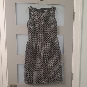 Ann Taylor Dress Black And White, Size 0